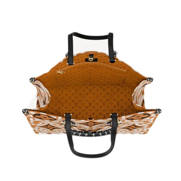 Louis Vuitton Tote Bag On The Go Monogram Creme Caramel GM LV Shoulder Bag - Picture 4 of 4
